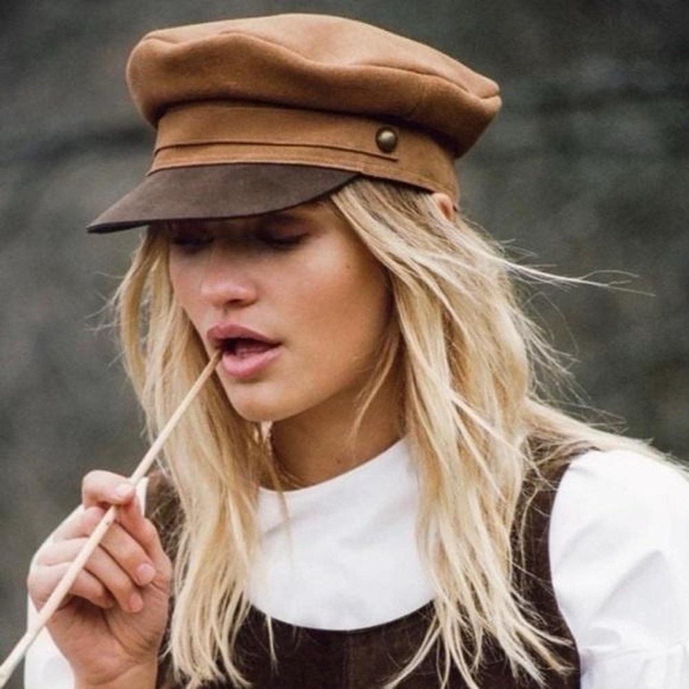 Lack Of Color Lola Suede Cap Brown